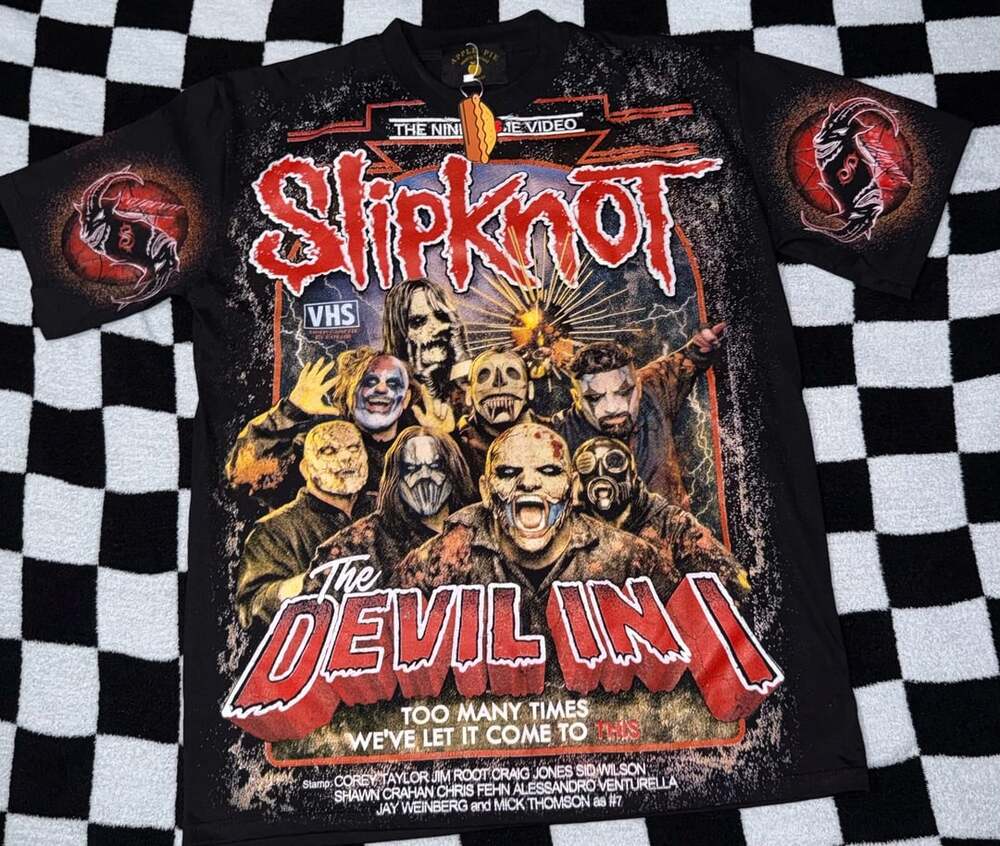 Slipknot The Devil In I VHS Music Video Band T-Shirt
